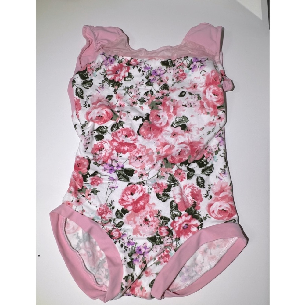 Betty Harlow floral print leotard